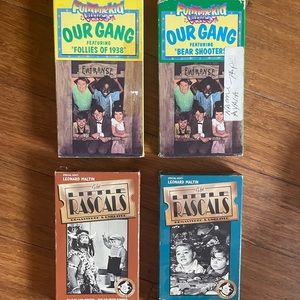 Vintage Little Rascals VHS tapes